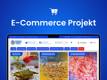 Product: 14 Jahre alter Onlineshop für Urzeitkrebse
